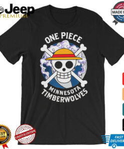 One Piece x Minnesota Timberwolves shirt