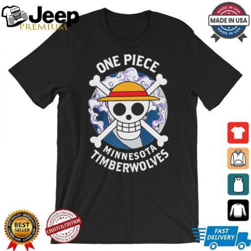 One Piece x Minnesota Timberwolves shirt