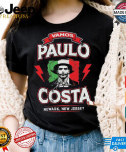 Paulo Costa New Jersey Newark Italia Vamos T shirts