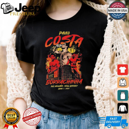 Paulo Costa Secret Juice Borrachinha 302 New Jersey 2024 T shirts