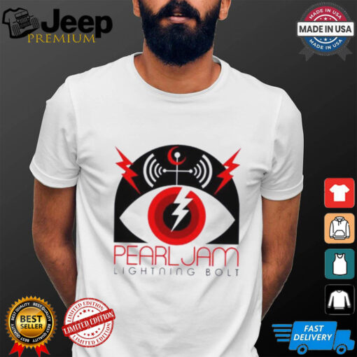 Pearl Jam Lightning Bolt shirt