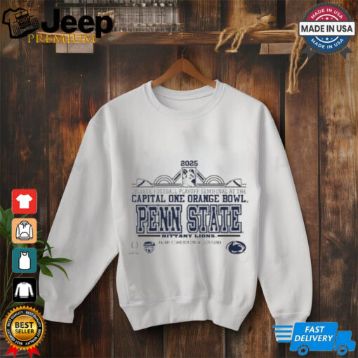 Penn State Nittany Lions 2025 CFP Semifinal At the Capital One Orange Bowl Art Deco Player T Shirt