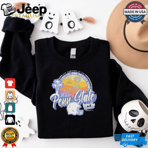 Penn State Nittany Lions College Football Playoff Semifinal At The Capital One Orange Bowl South Florida 2025 T Shirts