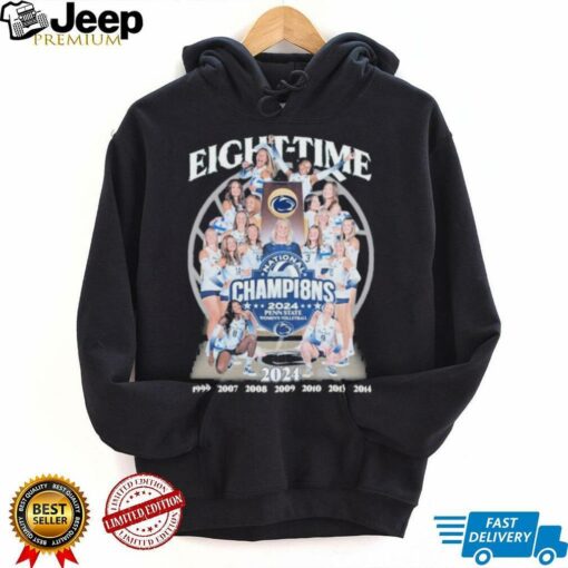 Penn State Nittany Lions Women’s Volleyball Eight Time National Champions 2024 2025 Shirt