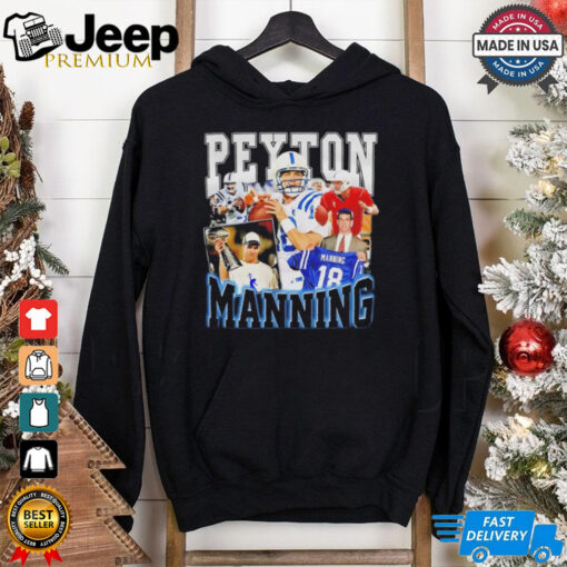 Peyton Manning Indianapolis Colts NFL football 90s graphic shirt