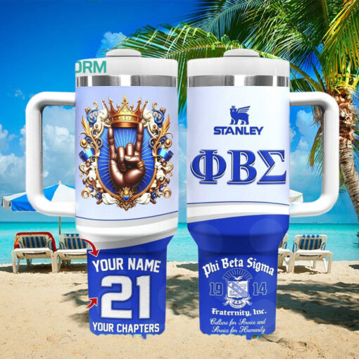 Phi Beta Sigma Custom Name 40oz Stanley Tumbler