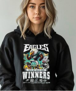 Philadelphia Eagles 2025 NFL Wild Cards Winner Beat Green Bay January 12 Lincoln Financial Field In Philadelphia Pennsylvania Mascot T Shirt