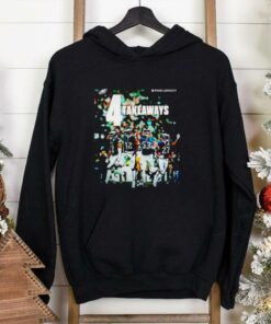 Philadelphia Eagles 4 Takeaway Everyone Getting Involved 2024 NFL Playoffs shirt