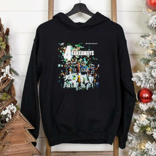 Philadelphia Eagles 4 Takeaway Everyone Getting Involved 2024 NFL Playoffs shirt