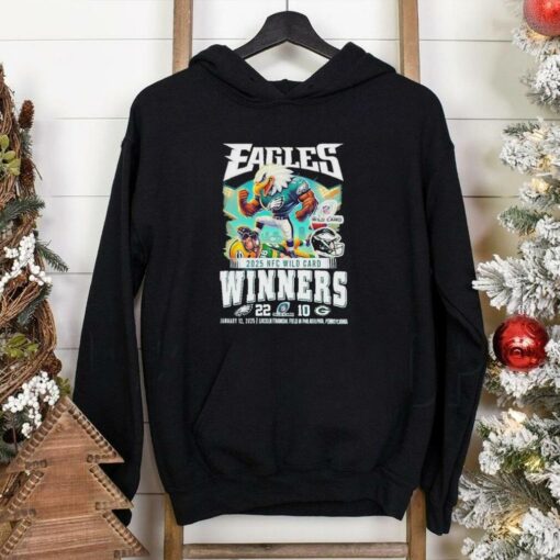 Philadelphia Eagles Beat Packers Winners Nfc 2025 Mascot Shirt