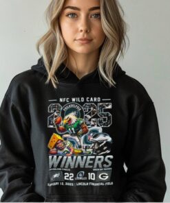 Philadelphia Eagles NFC Wild Card 2025 Winners Mascot Shirt
