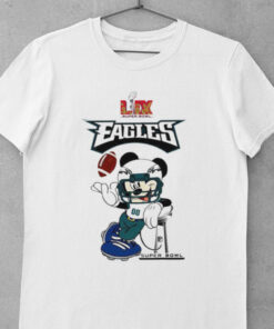 Philadelphia Eagles X Mickey Mouse Super Bowl Lix Shirt