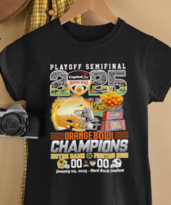 Playoff Semifinal 2025 Orange Bowl Champions Notre Dame Fighting Irish score shirt