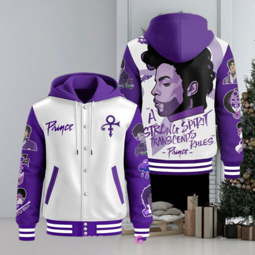 Prince Strong Spirit Special Edition Hooded Varsity Jacket