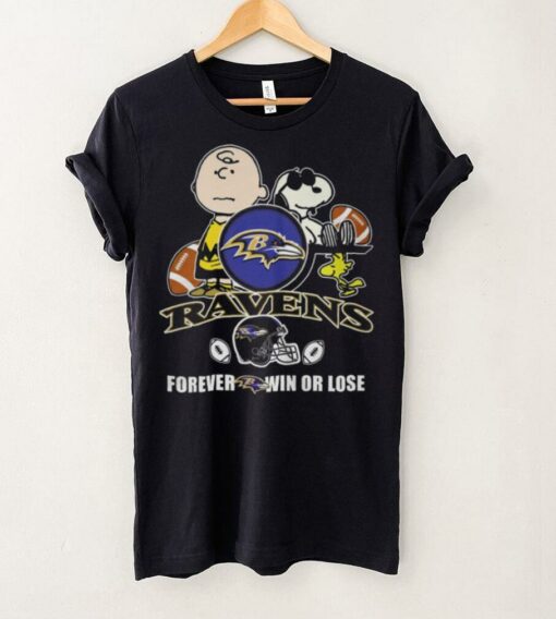 Ravens  forever win or lose Snoopy shirt