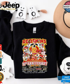 Redskins Washington Redskins 92nd Anniversary Signatures shirt