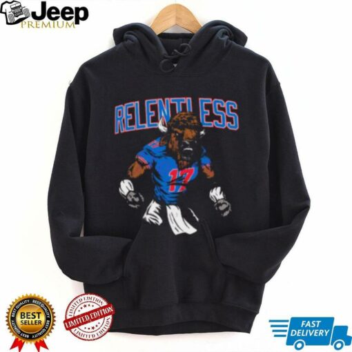 Relentless Buffalo Bills Josh Allen Bill Mascot 17 T Shirt