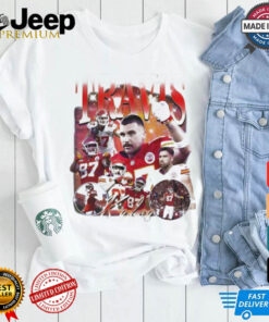 Retro 90s Travis Kelce Kc Chiefs Football Player T Shirt