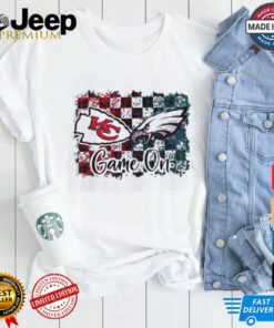 Retro Philadelphia Eagles Kansas City Chiefs Checkered T Shirt