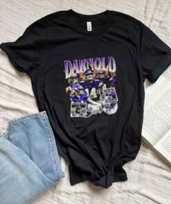 Sam Darnold Minnesota Vikings Football signature graphic shirt