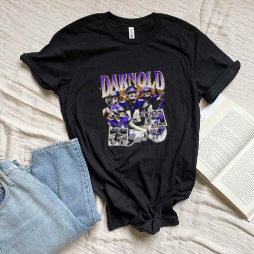 Sam Darnold Minnesota Vikings Football signature graphic shirt