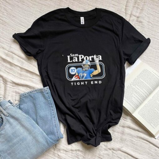 Sam Laporta #87 tight end Detroit Lions shirt