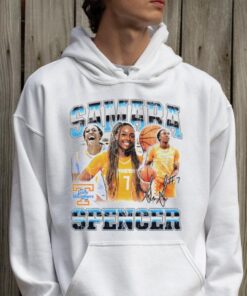 Samara Spencer Tennessee Lady Volunteers player collage shirt