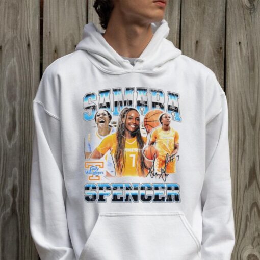 Samara Spencer Tennessee Lady Volunteers player collage shirt