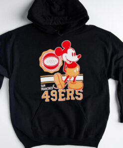 San Francisco 49ers Mickey cartoon funny shirt