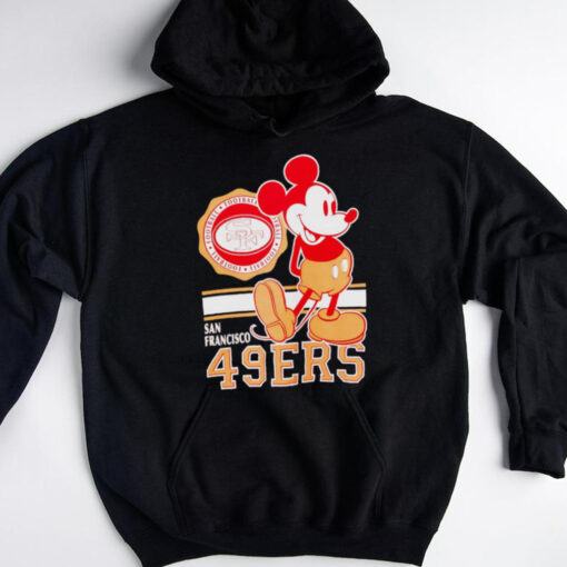 San Francisco 49ers Mickey cartoon funny shirt