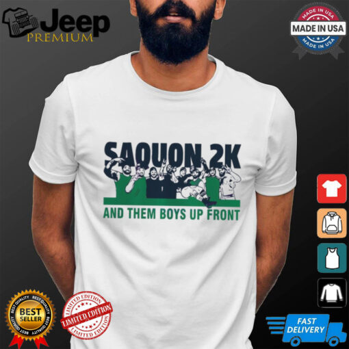 Saquon 2k Saquon Barkley And Them Boys Up Front T Shirt