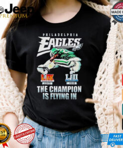 Saquon Barkley Philadelphia Eagles Philly The Champions Is Flying In Super Bowl LII Super Bowl LIX 2025 shirt