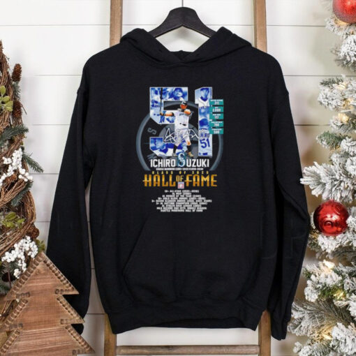 Seattle Mariners Ichiro Suzuki Class of 2025 Hall of Fame Baseball Signature shirt