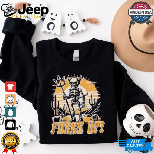 Skeleton Arizona State Sun Devils forks up shirt