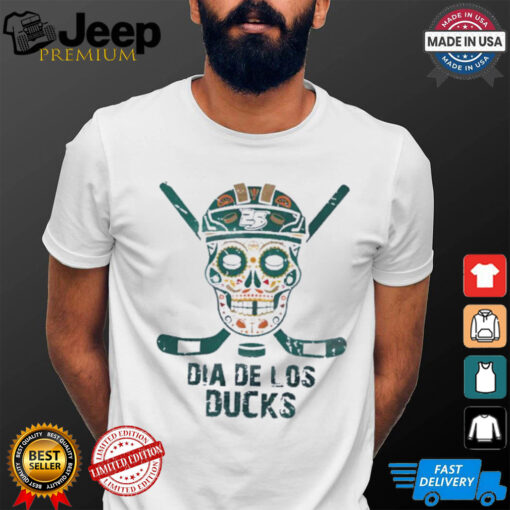 Skull Dia De Los Ducks Anaheim Ducks hockey shirt