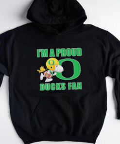 Snoopy And Woodstock I’m A Proud Oregon Ducks Fan Shirt