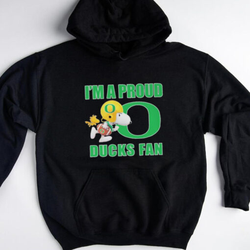 Snoopy And Woodstock I’m A Proud Oregon Ducks Fan Shirt