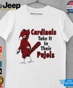 St Louis Cardinals take it in their pujols shirt