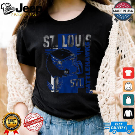 St. Louis Battlehawks Helmet Template Shirt