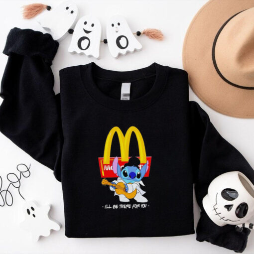 Stitch Mcdonald’s i’ll be there for you shirt