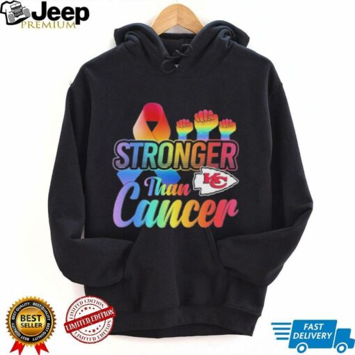 Stronger Than Cancer x Kansas City Chiefs Shirt