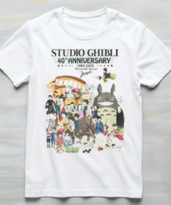 Studio GhiBli 40th Anniversary 1985 2025 Miyazaki hayao shirt