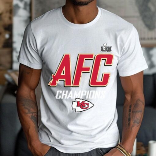 Super Bowl LIX Kansas City Chiefs 2025 Afc Champions Iconic Shirt