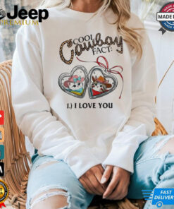 Tattoo Smart Cool Cowboy Fact 1 I Love You Shirt