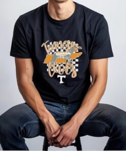 Tennessee Volunteers mascot checkered flag shirt