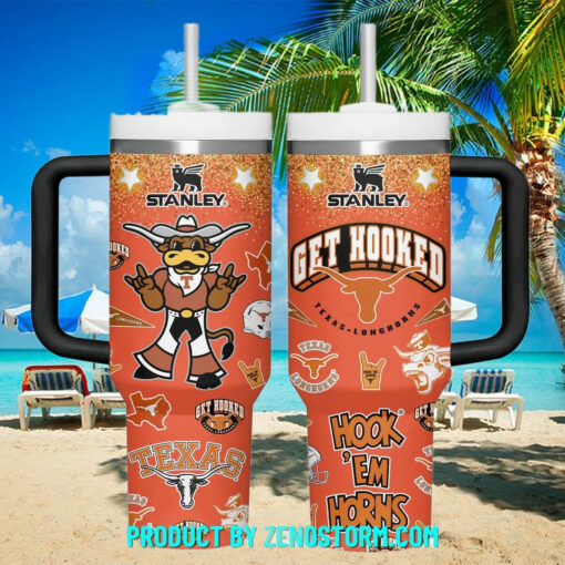 Texas Longhorns Football 2025 Hook ‘Em Horns Stanley Tumbler