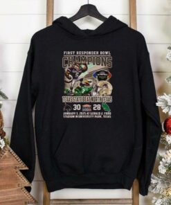 Texas State Bobcats Beat North Texas First Responder Bowl Champions T Shirt