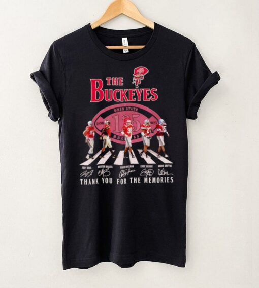 The Buckeyes 1890 2025 Abbey Road thank you for the memories shirt
