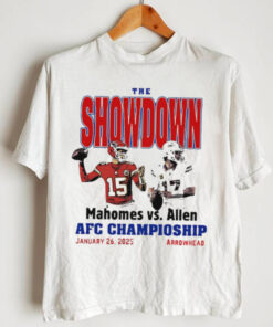 The Showdown Mahomes Vs. Allen Afc Championship January 26, 2025 Arrowhead shirt