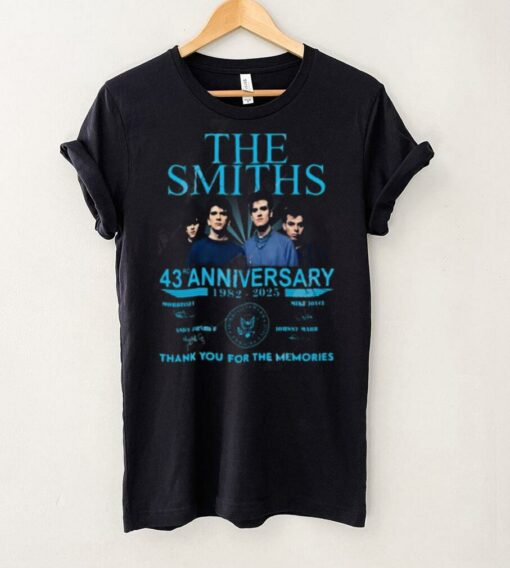 The Smiths 43rd Anniversary 1982 2025 Thank You For The Memories T Shirt